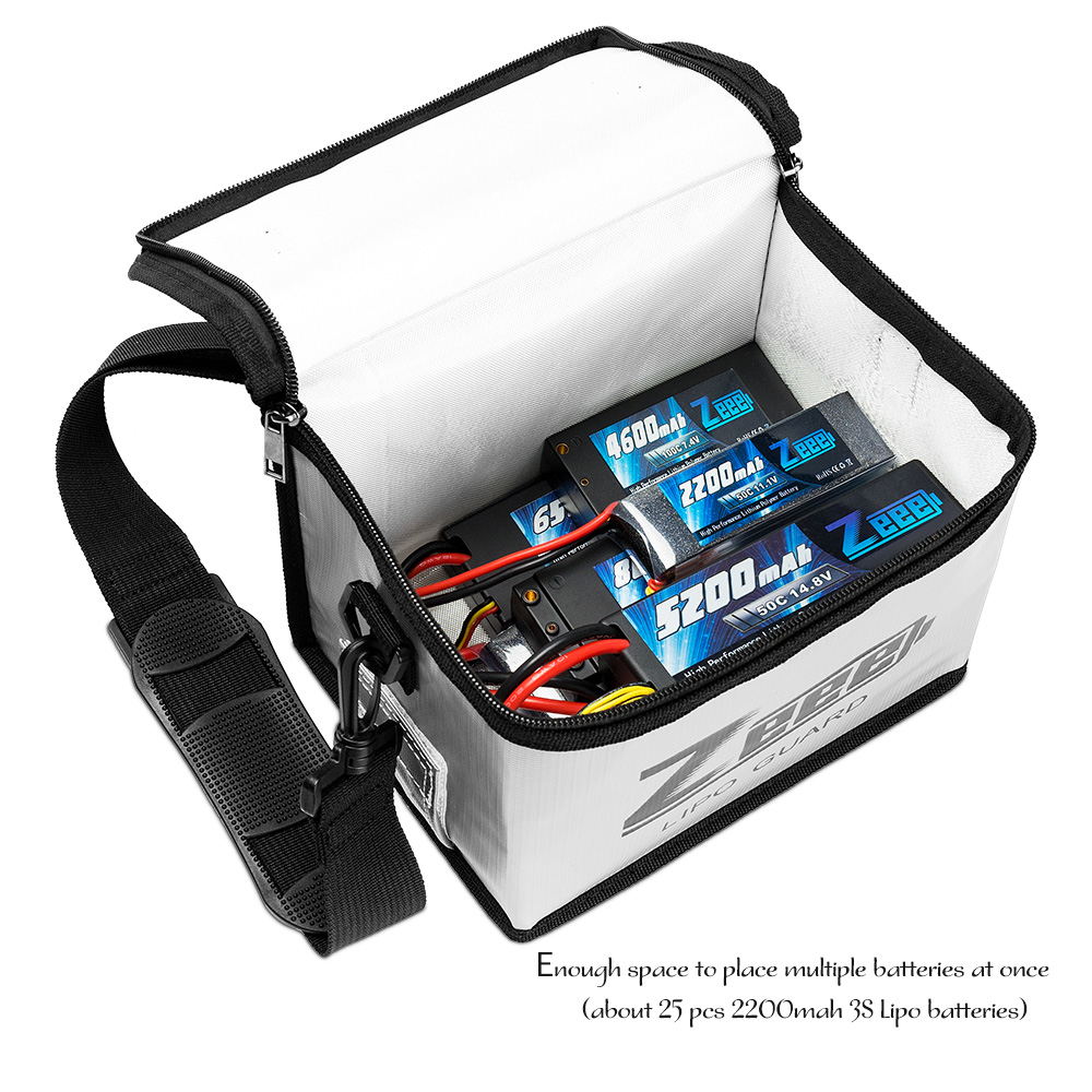 Zeee リポバッテリー安全バッグ 215*145*165  - Drone Battery Bag のレビューと価格